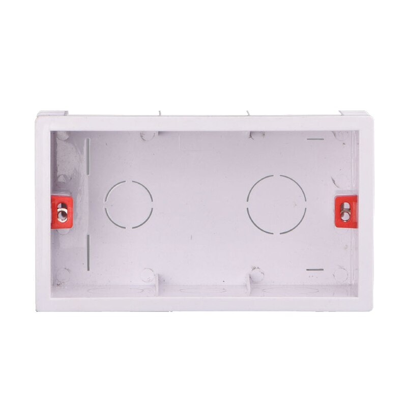 146 Type Wall Switch Socket Junction Box PVC Concealed Bottom Box Wire Plastic Cases