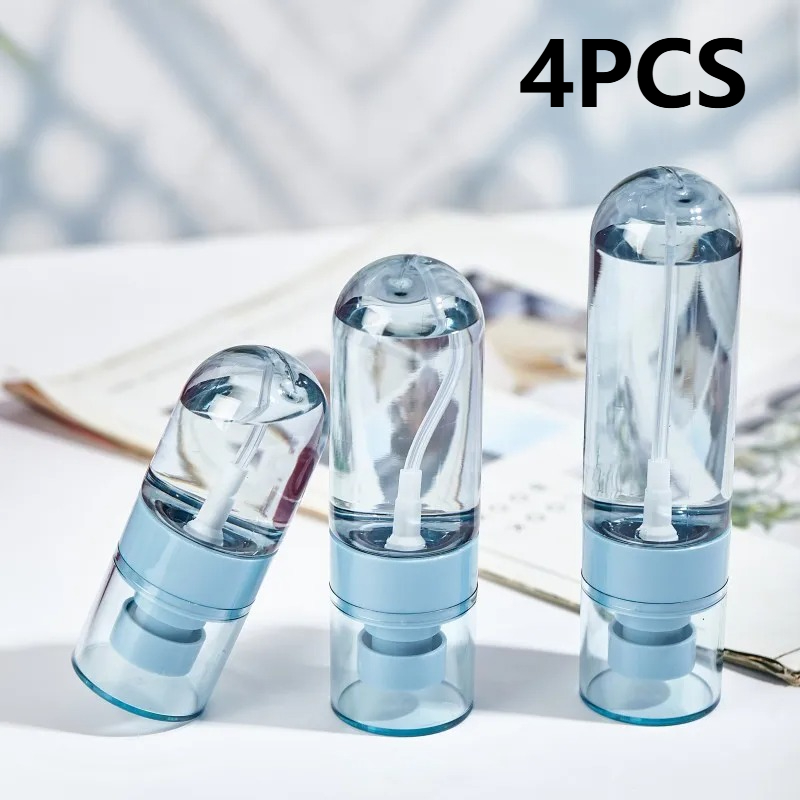 4 Stuks 30 Ml 60 Ml 80 Ml 100 Ml Draagbare Hervulbare Fijne Mist Spray Fles Lege Cosmetische Containers spray Verstuiver Mini Reizen Fles