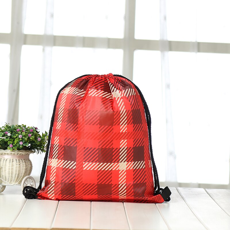 drawstring Backpack Women 3D printing travel knapsack men Casual bags unisex Women's shoulder drawstring Halloween bag: KS6-1-4