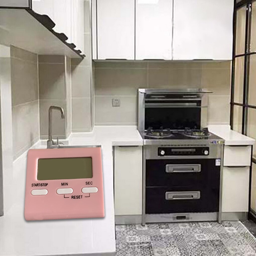 Kitchen Digital Timer Baking Cooking Countdown Timing Device LCD Display Loud Alarm Time