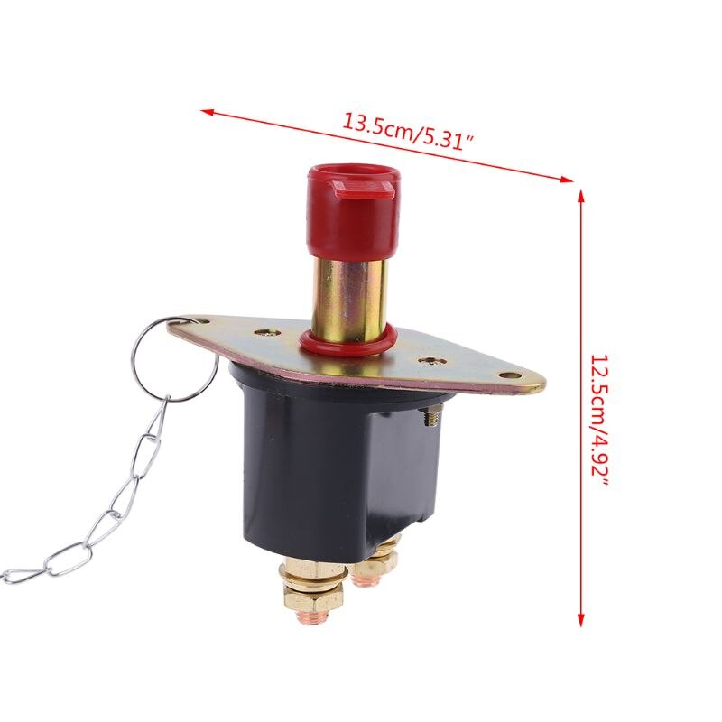 Battery Isolator Switch Cut off Heavy Duty Power Kill With Metal Key 12v 200a 04