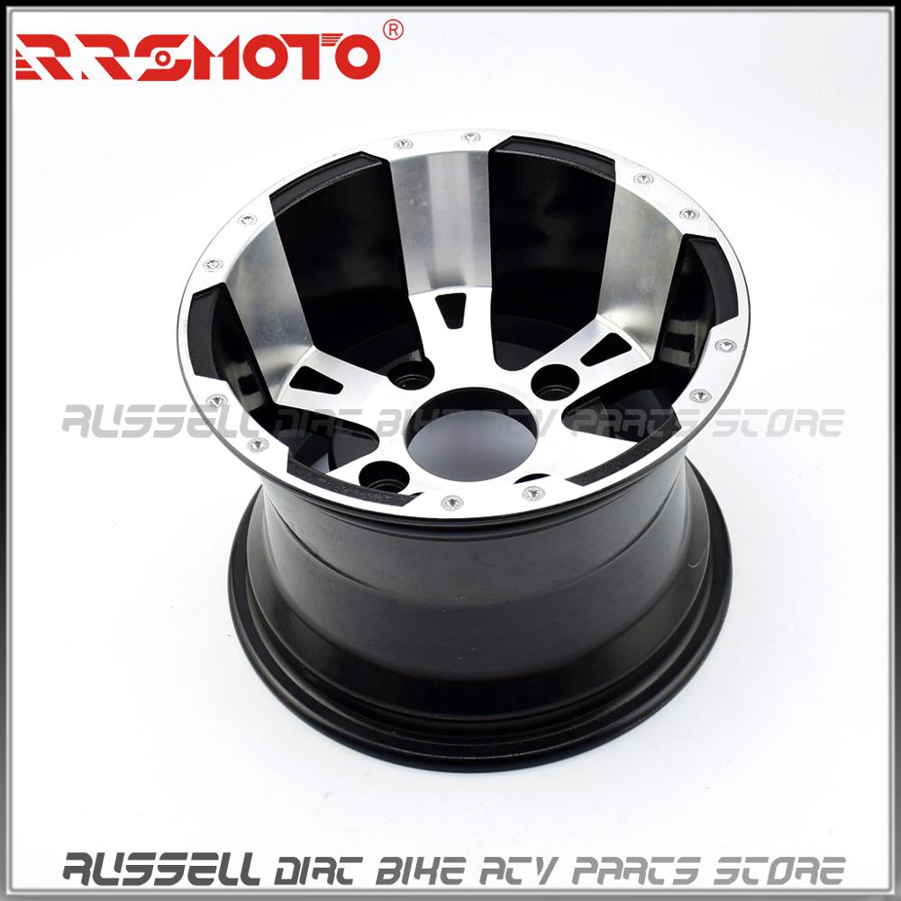 Jante de roues Quad 10 pouces en aluminium | GO kart, Buggy de Golf, Trike tout-terrain, 4 roues F 21/23X7-10 R 20/22X10-10