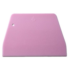 PP Trapezoid Cream Cake Scraper Dough Cutter Baking Accessories Baking Tools Cake Spatula Kitchen Product Pastry Bakery Tools: Pink