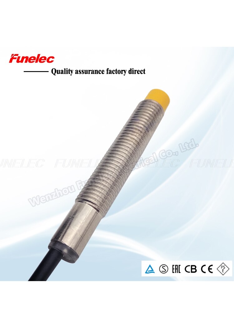 M12 Extended High Temperature Inductive Proximity Sensor Switch NPN NO