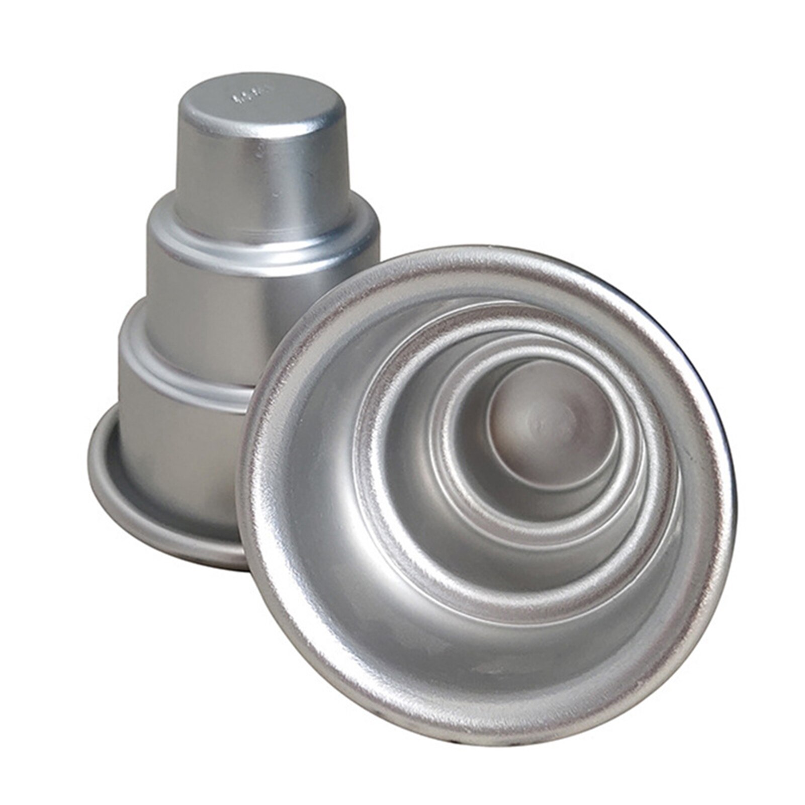 3-layers Round Cake Template Multipurpose Non-stick Diy Muffin Cake Pan Round Cake Template Practical Kitchen Baking Tools