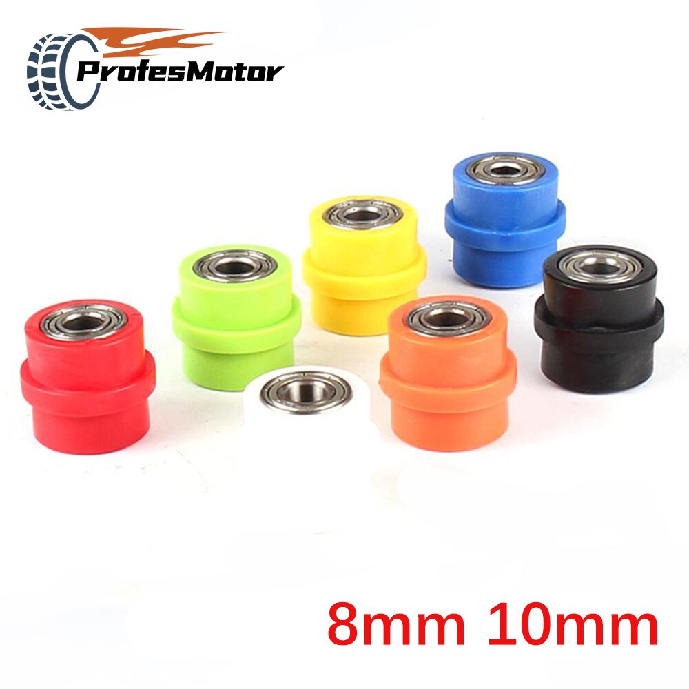 8mm 10mm concave aandrijfketting poelie rolgeleider spanner wielgeleider voor dirt pit motoren straatmotoren motorfietsen atv