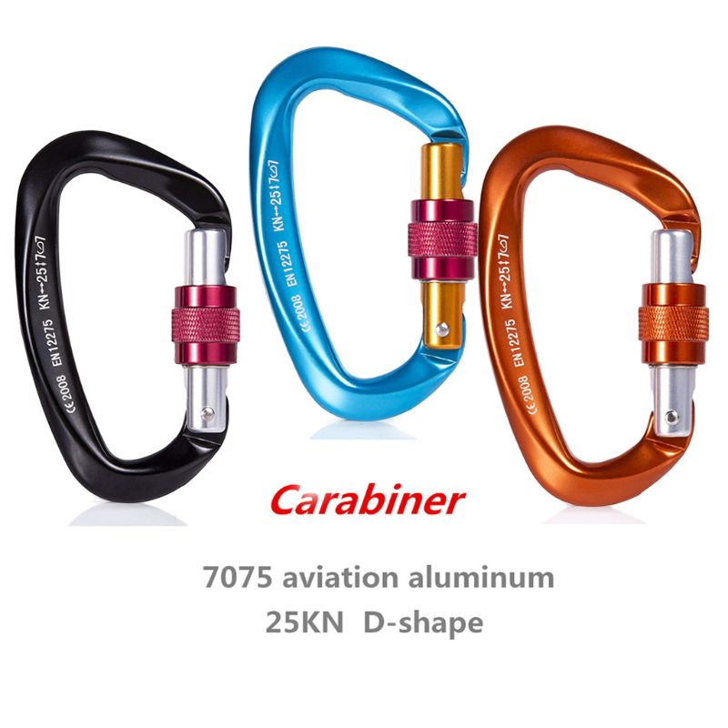 Professionele Klimmen Karabijnhaak 25KN Heavy Duty Sterke Haak Voor Rock Klimmen