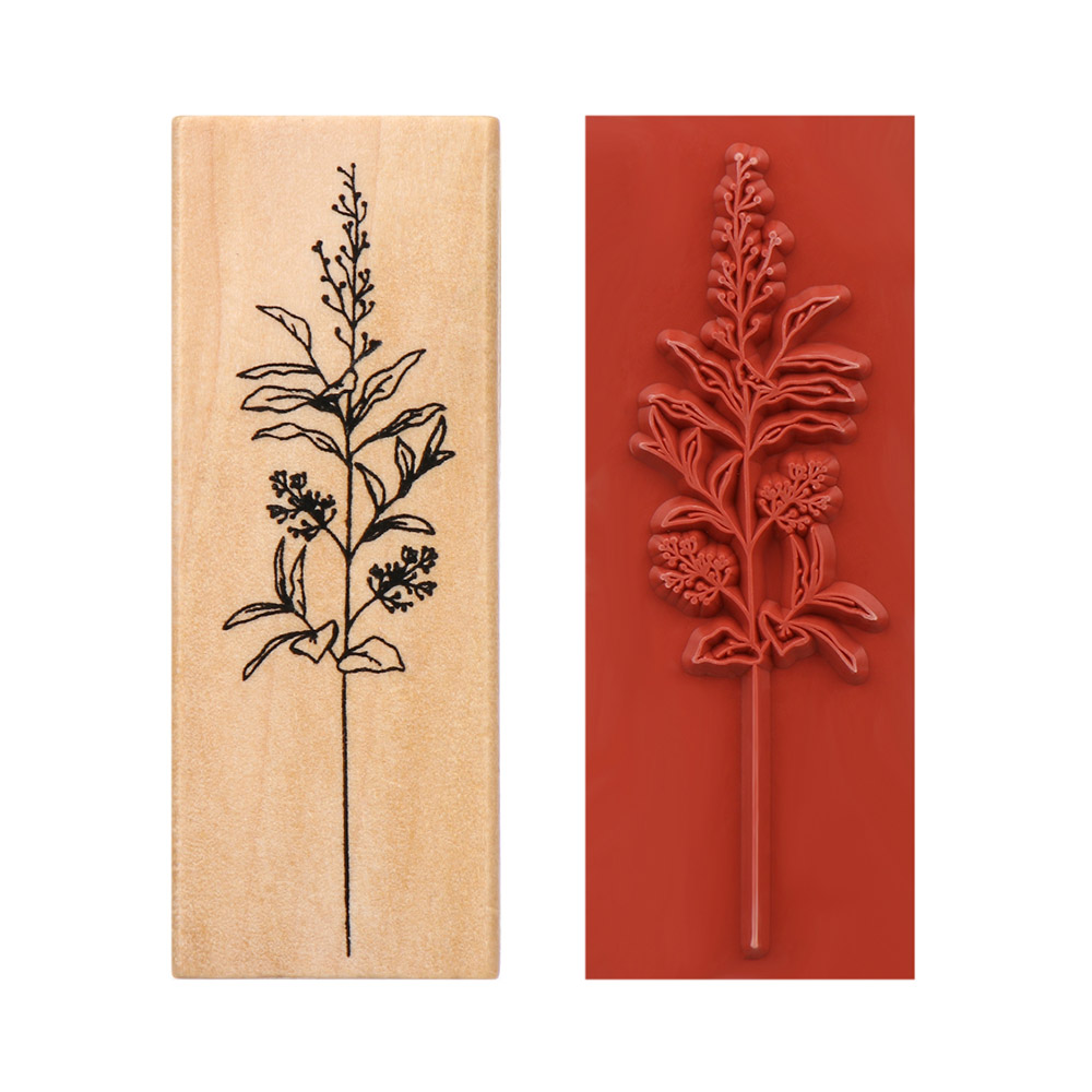 1 sztuk drewniane roślin kwiat dziewczyny Seal Vintage stemple gumowe DIY rzemiosło szycia tłoczenia akcesoria do scrapbookingu: A1