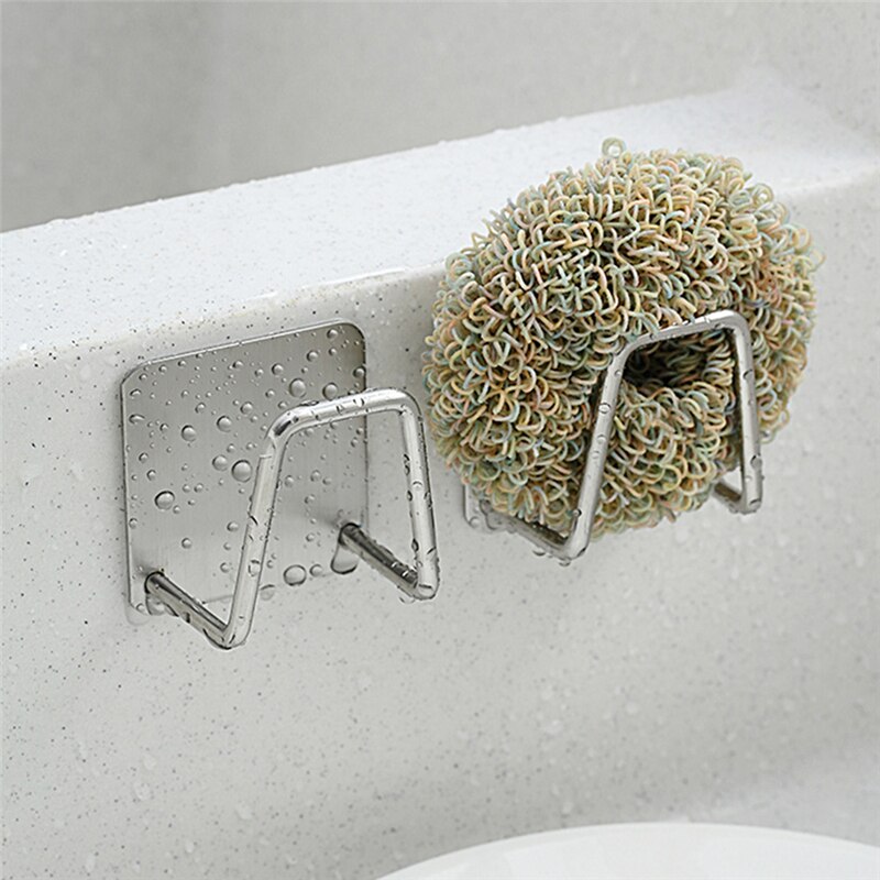 Drain Rack Kitchen Silicone Dish Drainer Tray Large Sink Drying Rack Worktop Organizer Drying Rack For Kitchen Dishes Tableware: sponge rack