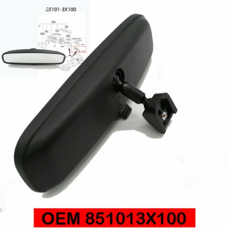 espejo retrovisor para coche con Dim automático para Hyundai para Kia 851013X10, espejo retrovisor Interior trasero, accesorios para coche