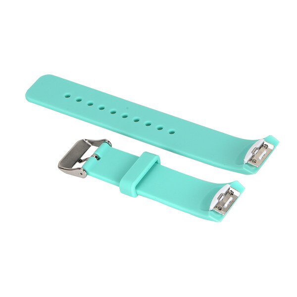 For Samsung Gear S2 R720 watch strap Replacement Silicone Solid color sport watchband Straps For Gear S2 SM-R720 smart watchband: Duck green