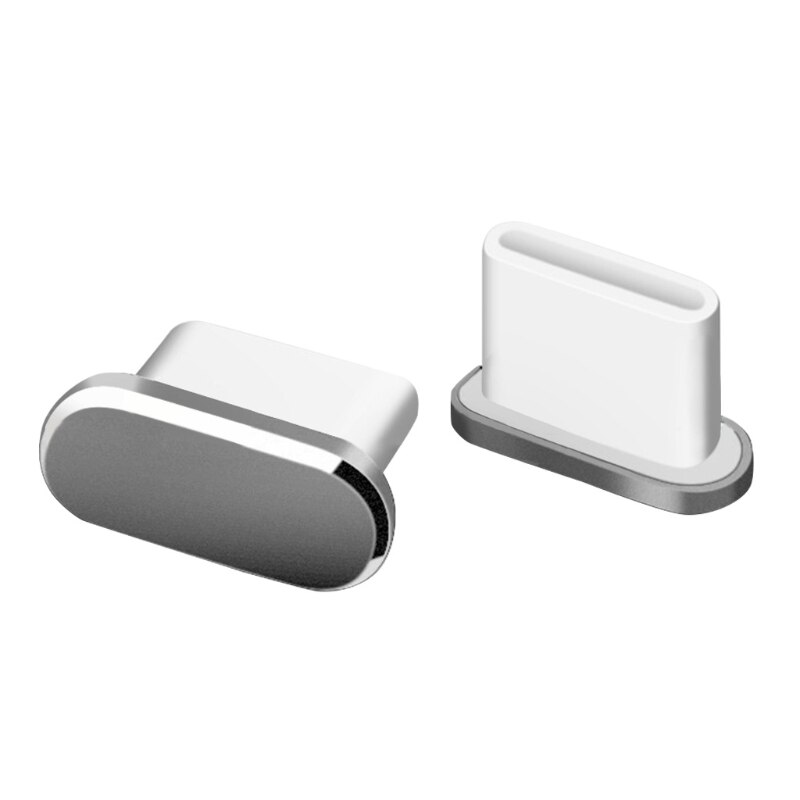 Type-C Anti Dust Plug Compatible with All Type-C Ports Cell Phone Computer Laptop Tablet Dustproof Accessories: Gray