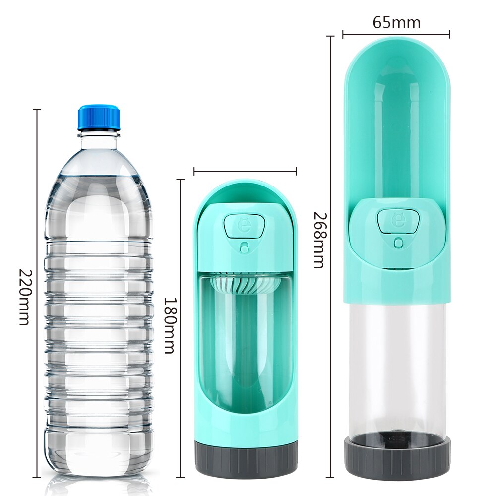300ml bærbare drikkeskåle til små, store hunde rejse hvalpe kat kæledyr hund vandflaske udendørs kæledyr vand dispenser foder