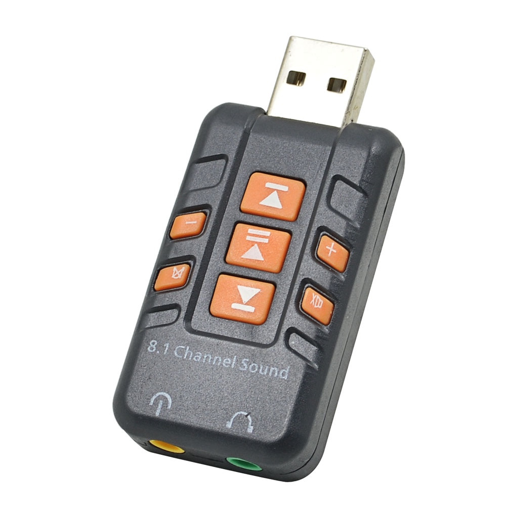 Tarjeta De Sonido USB Externa (OMTP-CTIA) / Gris CDLH0 Vention