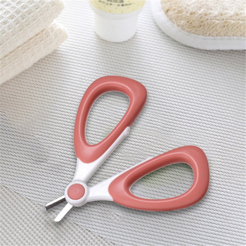 Segurança prego clippers tesoura cortador para o bebê recém-nascido conveniente diariamente concha do prego do bebê tesoura manicure ferramenta do prego do bebê tesoura