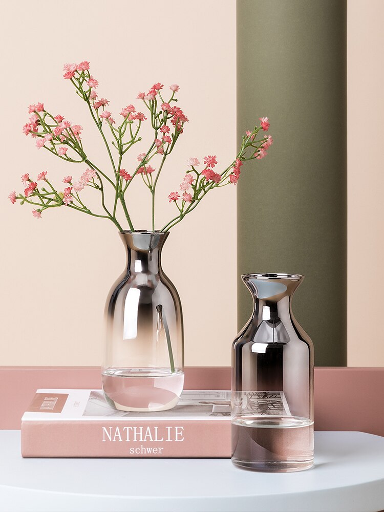 Vase de mariage en verre, accessoires de maison, Terrarium moderne, récipients à fleurs, pour décoration de salon