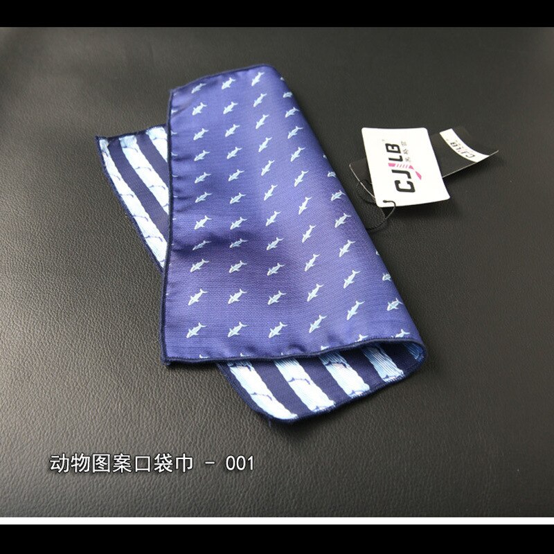 Cartoon Pochet Zakdoeken Voor Mannen Classic Pocket Handdoek Voor Wedding Party Pak Accessoires: 001