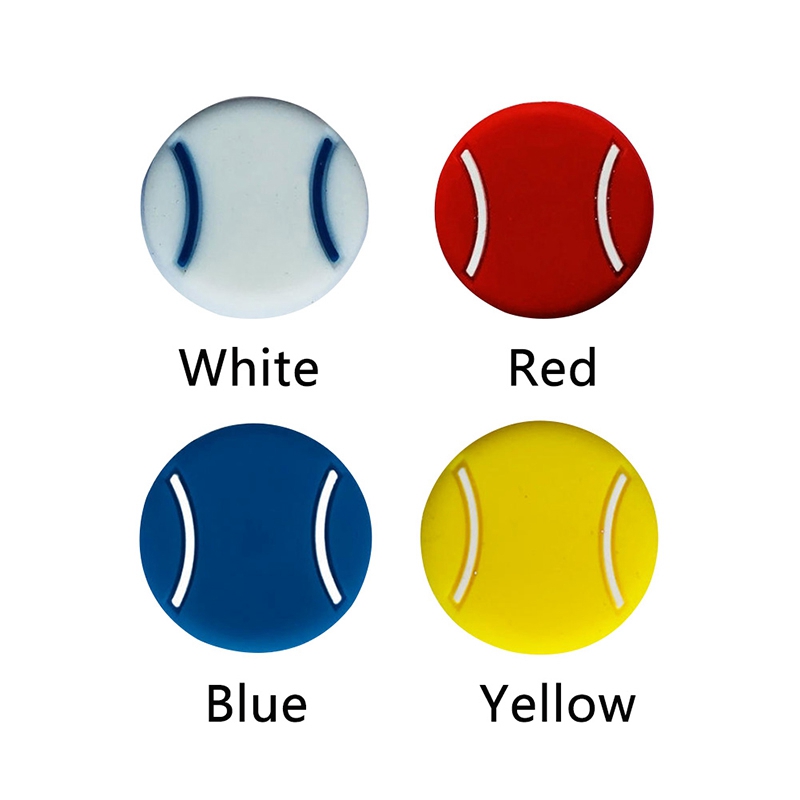 10Pcs Racket Anti Slip Siliconen Indoor Racket Outdoor Sport Tennis Schokdemper Vibration Dampener