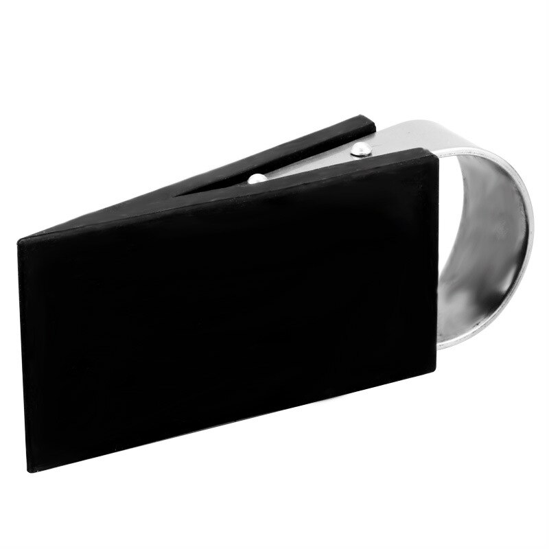 Rubber Door Stopper with Steel Handle Heavy Duty Wedge Rubber Door Stop Collision Mute Door Holder Works on All Surfaces AA