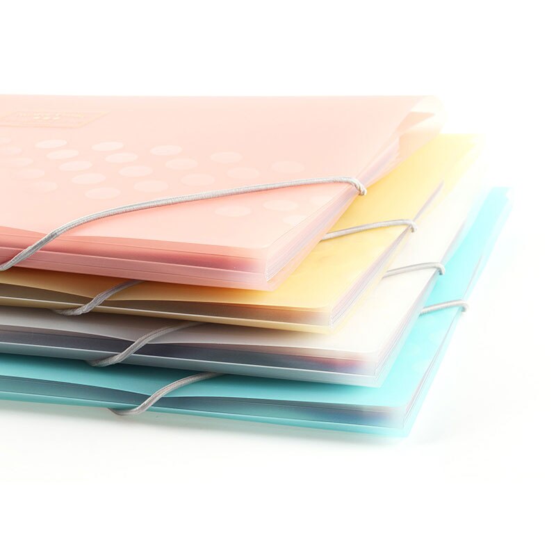 File folder A4 Expanding Wallet Document organizer File folder A4 Frosted PP 4 colors available FIle Folder fog-like feeling