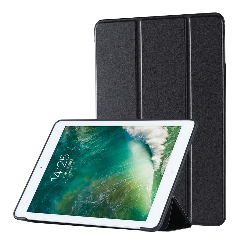 Pour Honor Pad 8 étui 12 pouces Tri-pliable en cuir PU souple Silicone support arrière coque de tablette pour Honor Pad 8 12 "2022 HEY-W09: Black