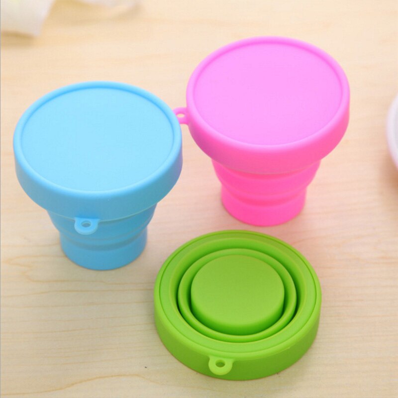 Reisbeker multifunctionele outdoor reisbeker draagbare telescopische mini reisbeker siliconen opvouwbare beker opvouwbare waterbeker