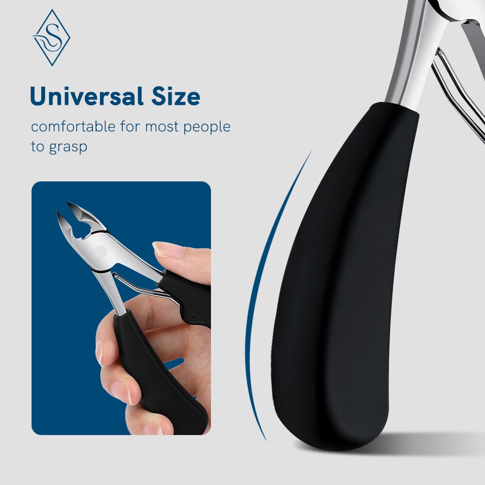 Miss Sally Thick Nail Clippers Toenail Nipper Pedicure Cutter for Hard Nail Trimmer Plier Powerful Manicure Tools