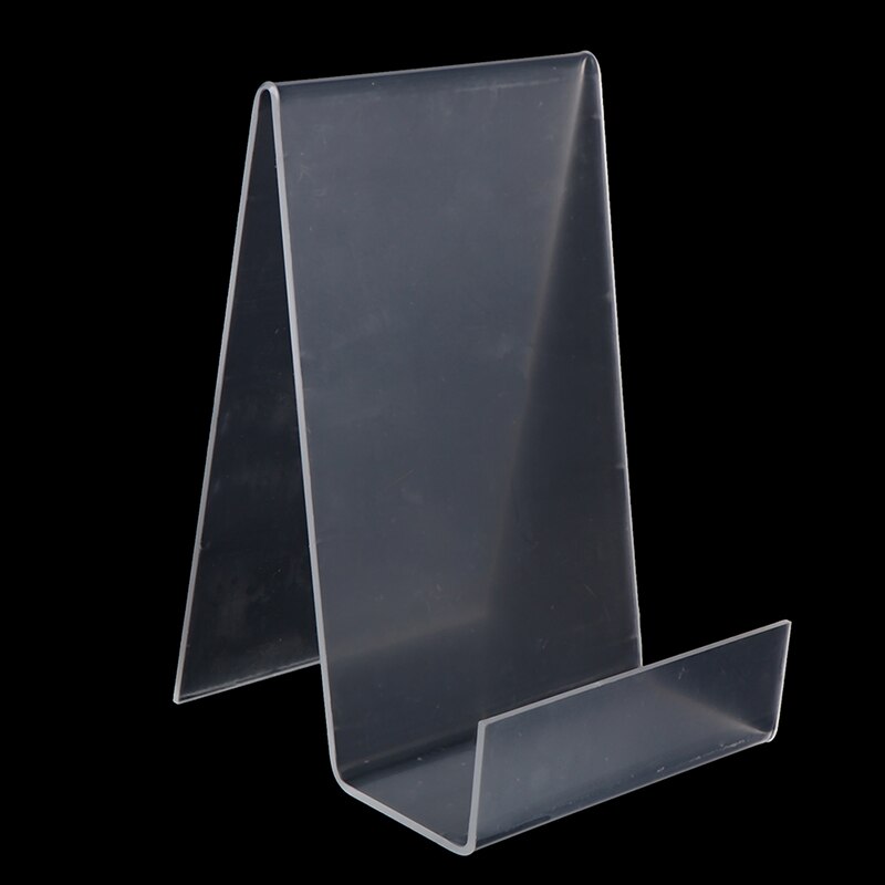 1pc Durable, Open , Wide Application, L Shaped Acrylic Book Display Stand Photo Frame Brochure Artwork Holder Organizer