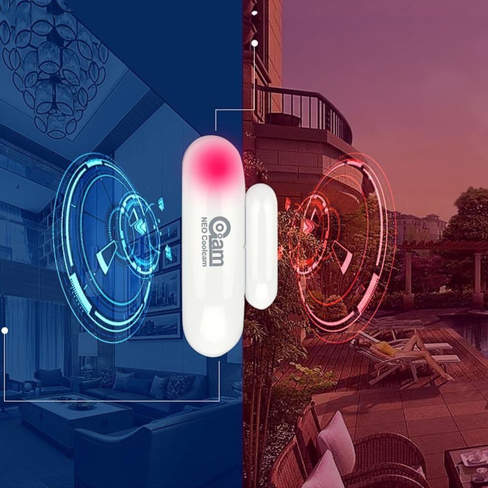 Z-wave Door Window Sensor Detect Door Status Intrusion Detection Z-wave Device Compatible 300 Series and 500 Series