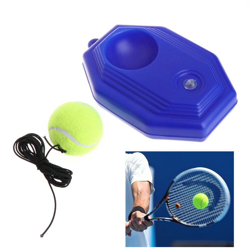 Tennis Trainer Tennis Ausbildung Ball Tennis Schläger Ausbildung Praxis Bälle Zurück Basis Trainer Werkzeug Schnur Elastische Seil ÜSpund