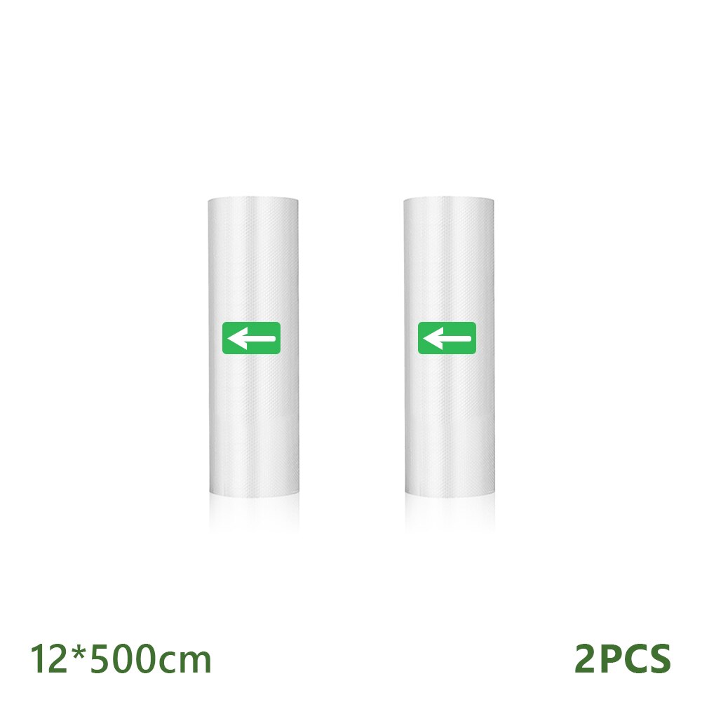 1/2pcs Rolls Embossed Saver Storage Vacuum Sealer Bags 12cm 15cm 20cm 25cm 28cm For Kitchen Packaging Food Vacuum Bags Storage: 2pcs-12cm