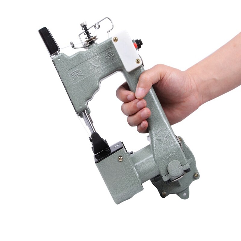GK9-2 Kleine Draagbare Elektrische Zak Naden Sluitmachine Geweven Zak Rijst Zak Verpakking Naaimachine