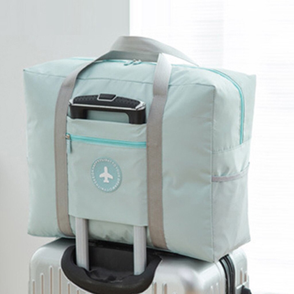 Aelicy Mode Waterdichte Reistas Grote Capaciteit Reis Duffle Vrouwen Nylon Opvouwbare Tas Mannen Bagage Reizen Schoudertas: BU