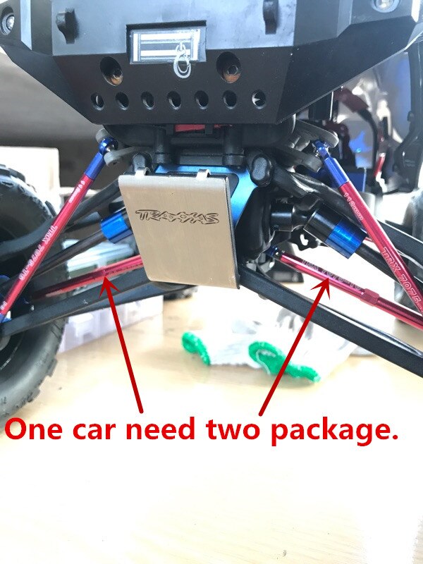 2pcs Steering Links Turnbuckles for RC Traxxas 1/10 E-REVO E REVO 2.0 VXL Summit 5338R 5338A 8638 8646
