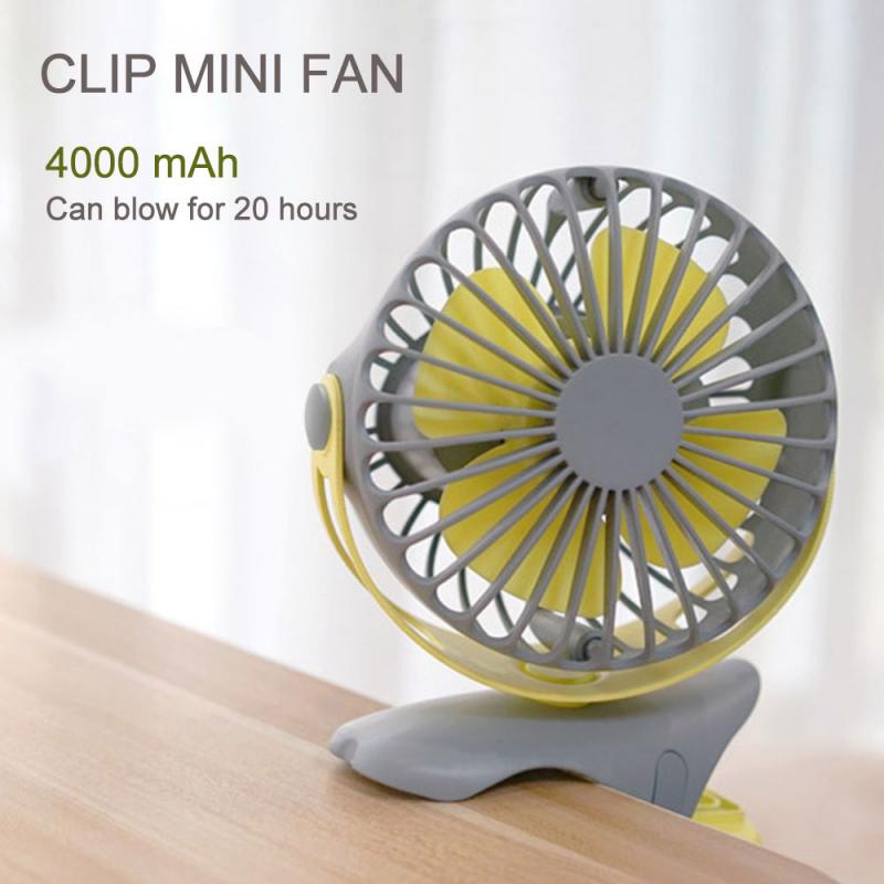 Mini Ultra-Stille Sterke Wind Usb Opladen Desktop Fan Verstelbare Vier Speed Mini Handheld Kleine Ventilator Voor Huishoudelijke Auto kantoor