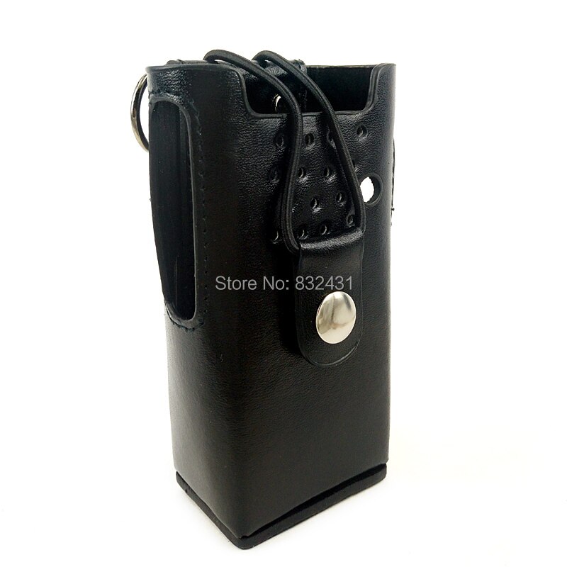 Funda protectora de cuero para walkie-talkie, bolso de hombro duro para MOTOROLA GP3688 CP200 CP040 CP140, Radio bidireccional