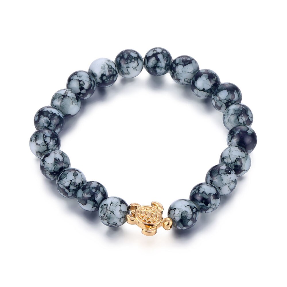 FNIO Jahrgang Schildkröte Herz Karte Charme Armbänder Für Frauen Neue Stein Unendlichkeit Armbinde Boho Schmuck