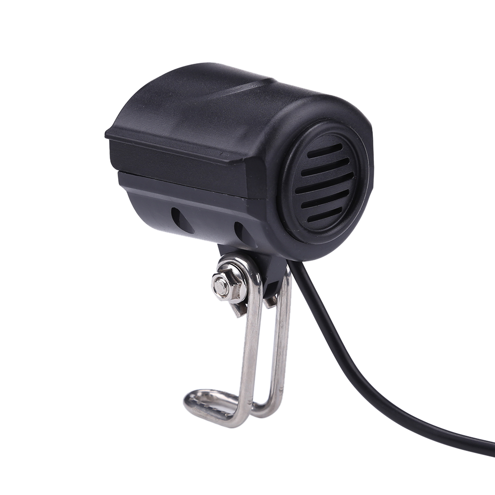 2 in 1 E-bike light headlight input DC 36V 48V 60V ebike handlebar lamp Electric Scooter LED Front light with horn