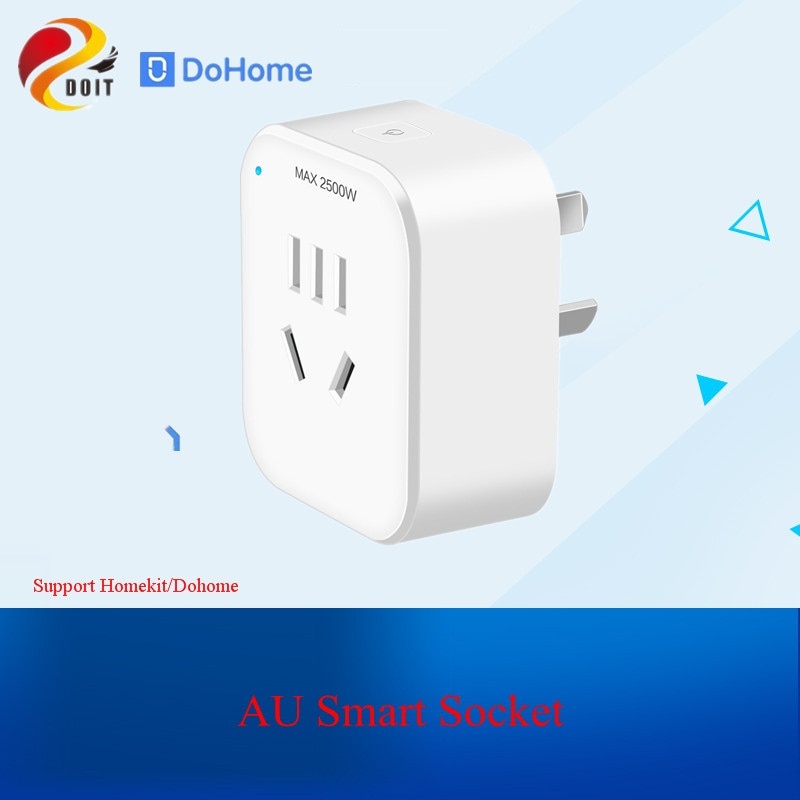 Au Smart Power Socket Plug Werk Met Siri Dohome App Remote Voice Control Tijdschakelaar Door Alexa Xiaomi Google