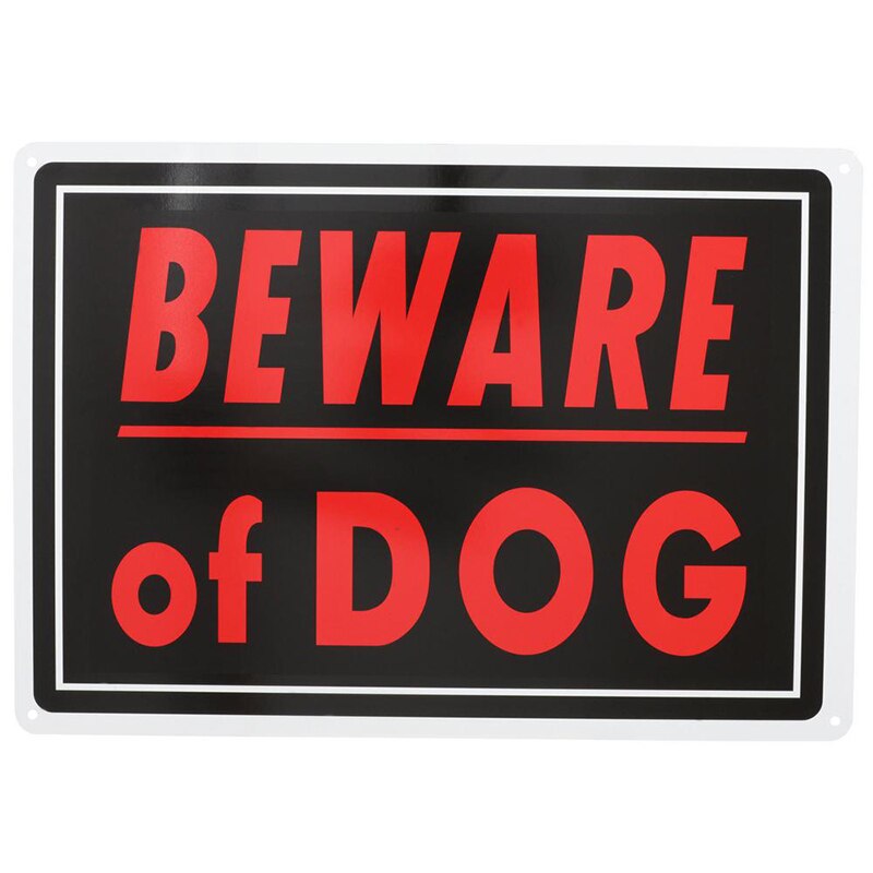 10"X14" SIGN,Home Hardware Signs, Letters & Numbers Signs: BEWARE OF DOG