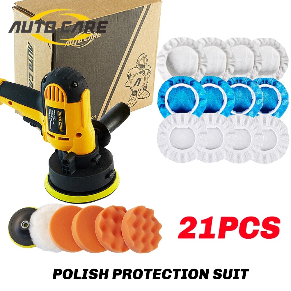 600W Car Polisher Buffing Machine 3500rpm 5Inch Electric Polishing Waxing Machine 5Inch Buffer Sanding Machine Sander