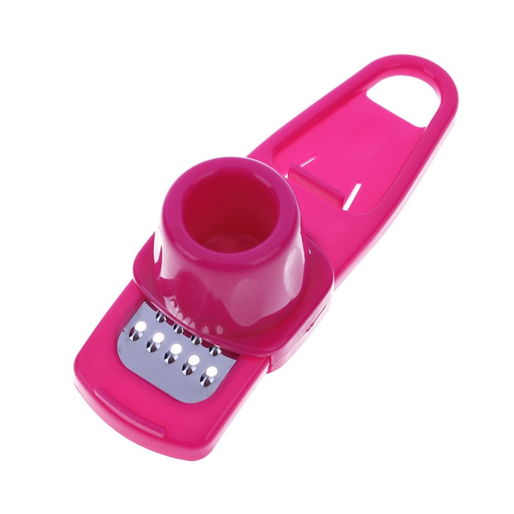 Multi-function Manual Garlic Presser Curved Garlic Grinding Slicer Chopper Stainless Steel Garlic Presses Cooking Gadgets Tool: c