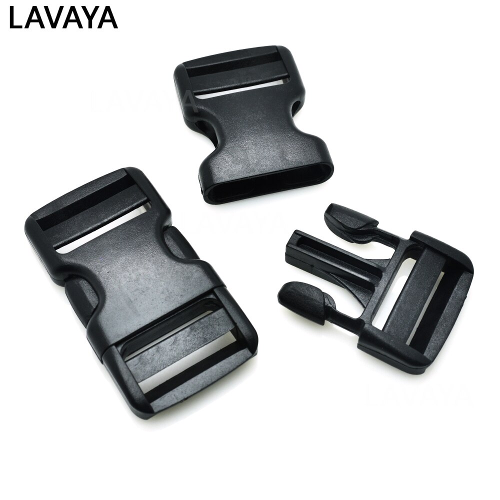 1pcs 1-1/4"(30mm)Plastic Flat Side Release Buckles Adjustable Straps For Paracord Bracelets