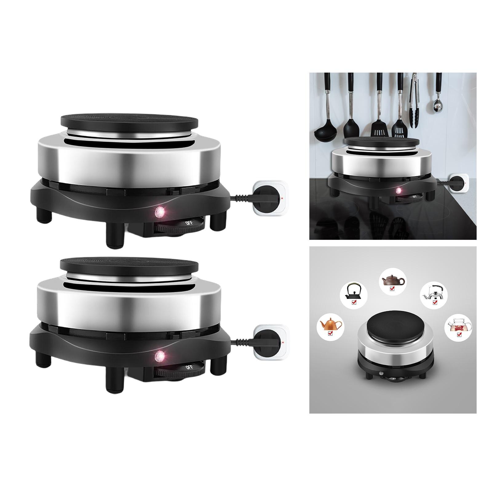 Portable Mini Electric Stove, Heating Furnace Electric Plate for Coffee Kitchen Dorm Office