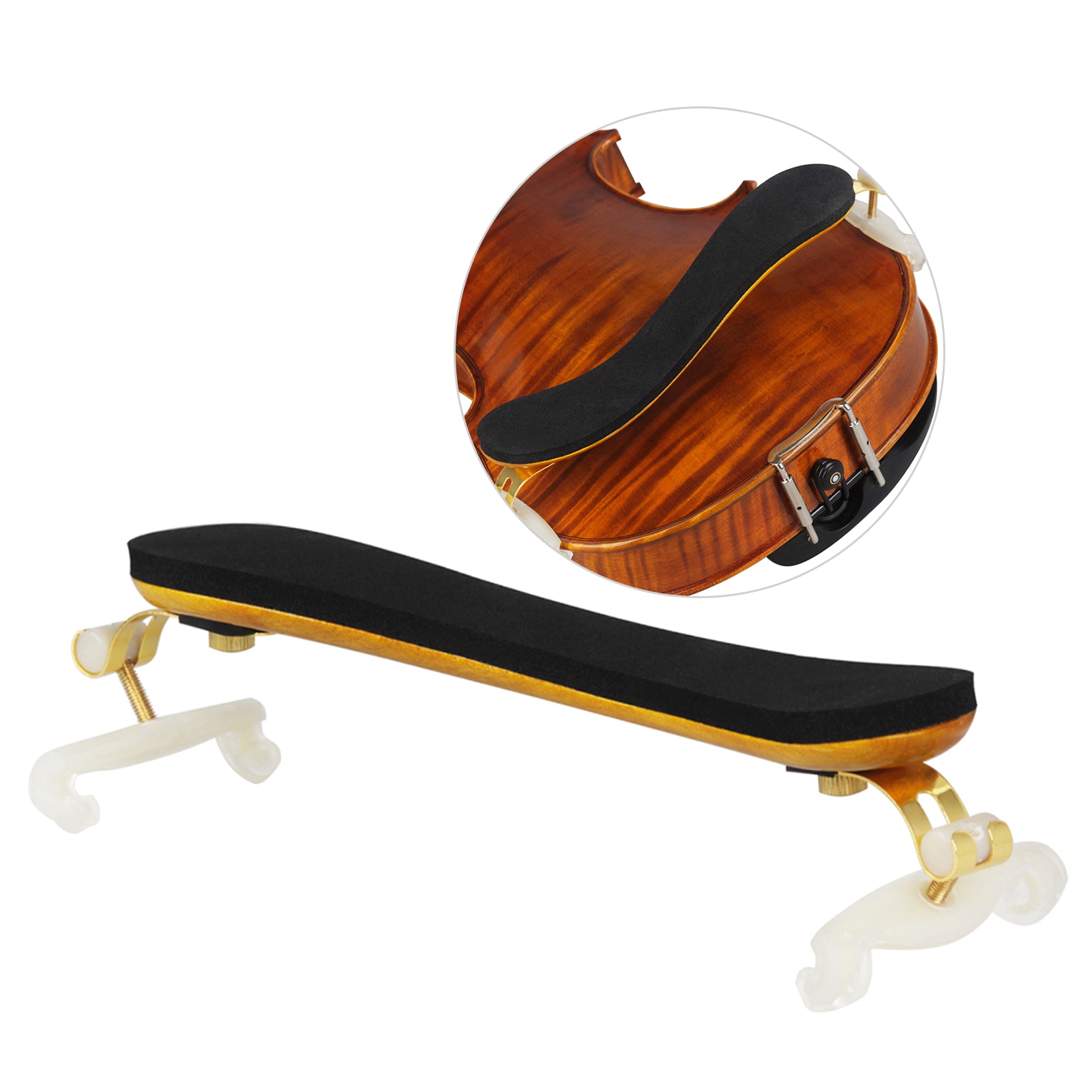 AS-560 bois massif violon violon épaulière pour 3/4 & 4/4 violons à cordes Aeccessaries