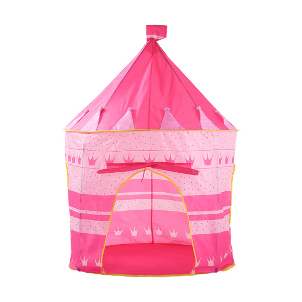 YARD Foldable Castle Tent For Kids Children Pink Purple 105*135cm Portable Teepee Tents Castle Playhouses Toy Tents Garden Kids