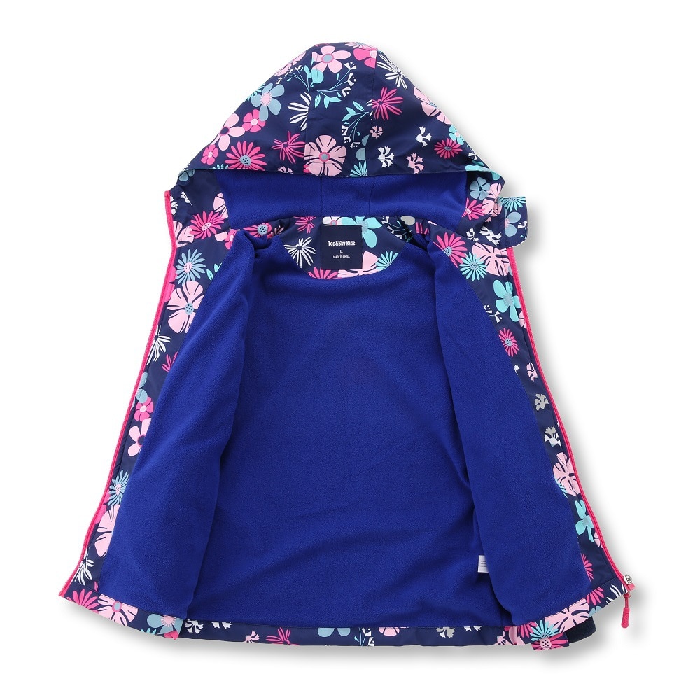 Kids Baby Girls Winter Snow Kids Baby Girl Snowsuit Floral Pattern With Hoodies Baby Outerwear Fshion Kids Warm Colthes