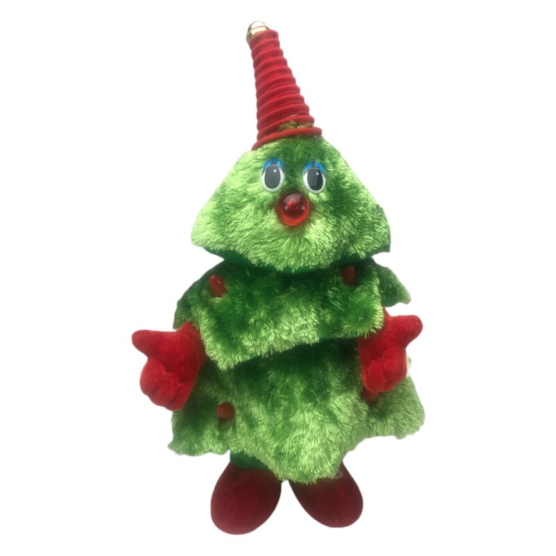 Weihnachten Baum Elektrische Spielzeug Lustige Elektrische Plüsch Spielzeug Nette GrüNe Elektronische Weihnachten Baum Musical Puppe Weihnachten Dekoration: B
