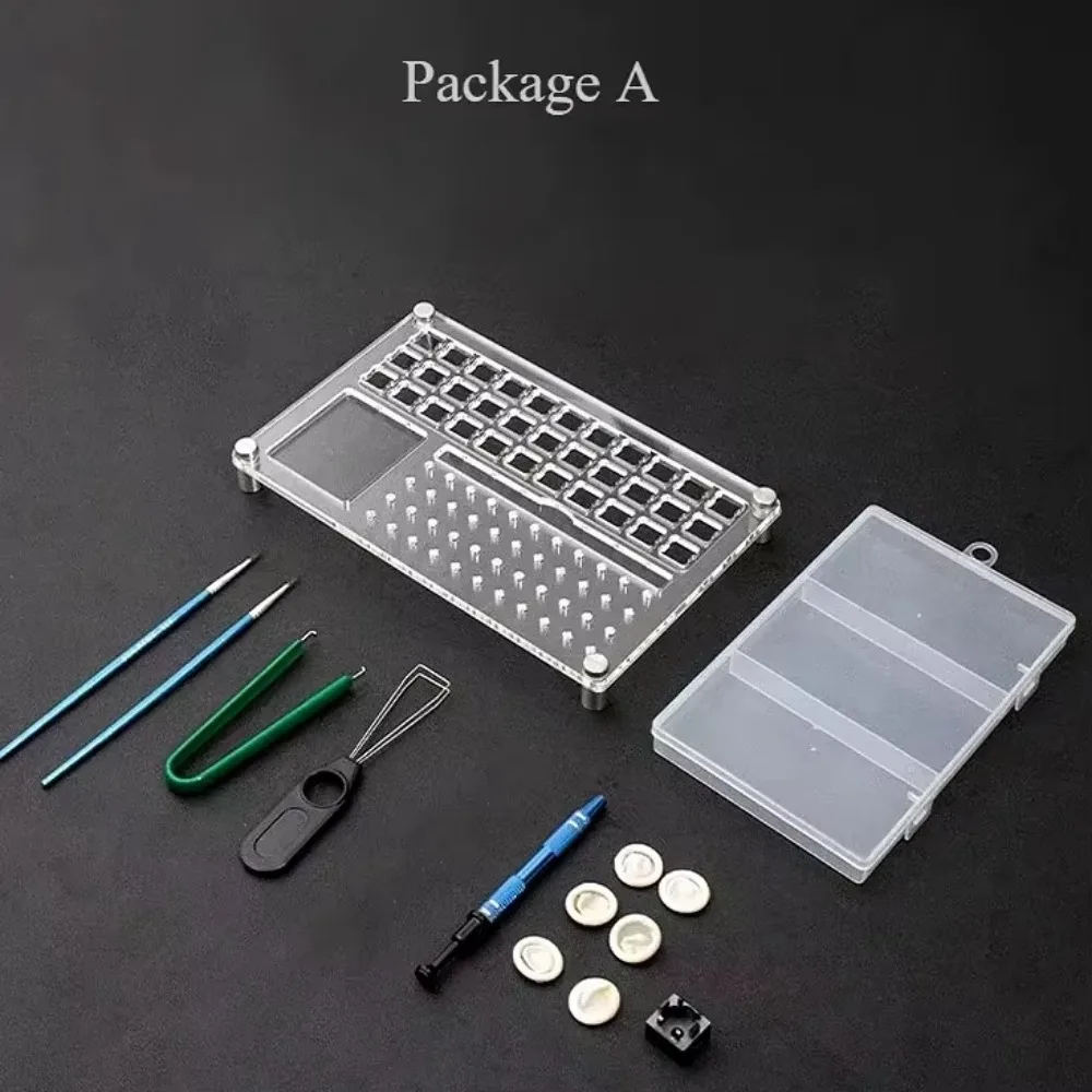 Mechanical Keyboard DIY Kit Lubricated Plate Shaft / Oil Filled Plate Shaft / Opener Mechanical Keyboard Kit