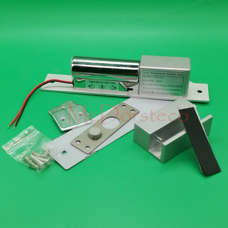 Brand DIY Rfid Door Access Control Kit Set With Electric Bolt Lock Card Full Glass Door Access Control System